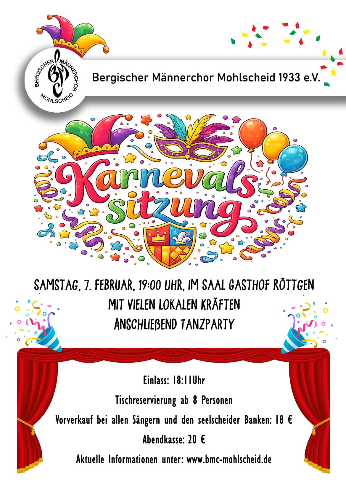 Plakat Karneval 2026